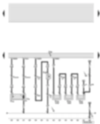Wiring Diagram  AUDI A6 2006 - Convenience system central control unit - rear lid contact switch for anti-theft alarm - release button for rear lid lock cylinder - rear side window glass breakage sensor - glass breakage sensor for rear left and right window - glass breakage sensor for rear window - rear​ lid​ central​ locking​ motor​