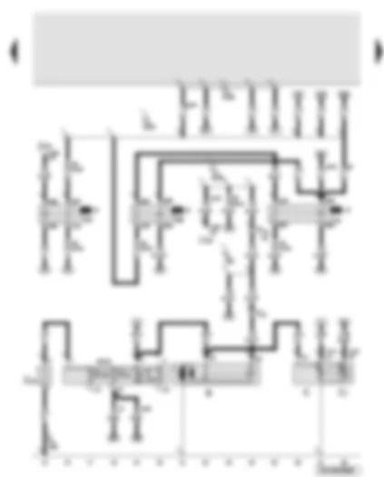Wiring Diagram  AUDI A6 2006 - Starter - alternator - terminal 15 voltage supply relay - starter motor relay - suppression filter