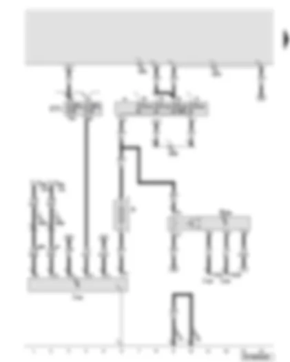 Wiring Diagram  AUDI A6 2006 - Battery - energy management control unit - battery isolation igniter - fuses