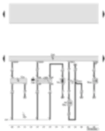 Wiring Diagram  AUDI A6 2006 - Engine control unit - additional coolant pump relay - continued coolant circulation pump - right electrohydraulic engine mounting solenoid valve - exhaust flap 1 valve - intake manifold flap motor