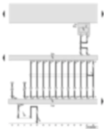 Wiring Diagram  AUDI A6 2006 - Front information display and operating unit control unit - navigation system with CD drive control unit - navigation system aerial