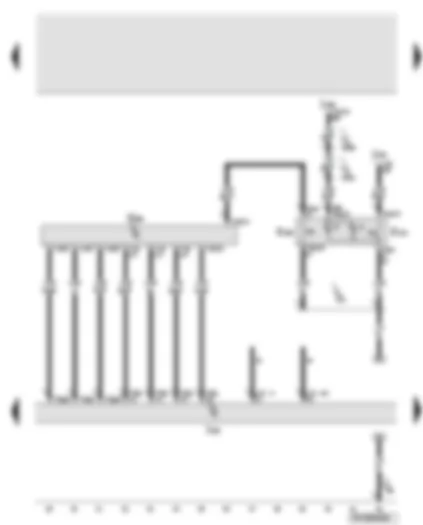 Wiring Diagram  AUDI A6 2006 - Front information display and operating unit control unit - multimedia system operating unit - display unit button - glove compartment button