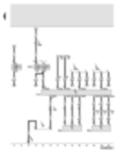 Wiring Diagram  AUDI A6 2007 - Control unit for headlight range control - rear left vehicle level sender - front left vehicle level sender