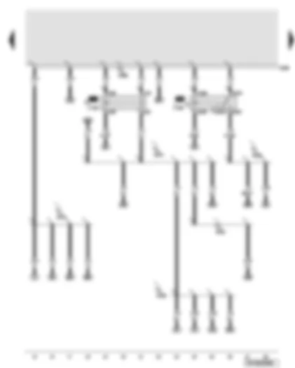 Wiring Diagram  AUDI A6 2008 - Terminal 15 voltage supply relay - terminal 75x voltage supply relay