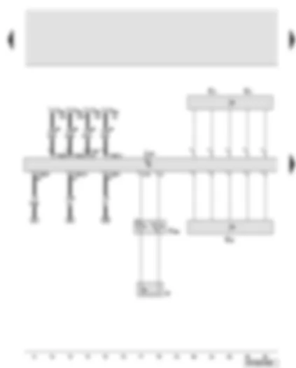 Wiring Diagram  AUDI A6 2008 - Steering column electronics control unit - horn plate - intermittent wiper switch - turn signal switch - headlight flasher switch