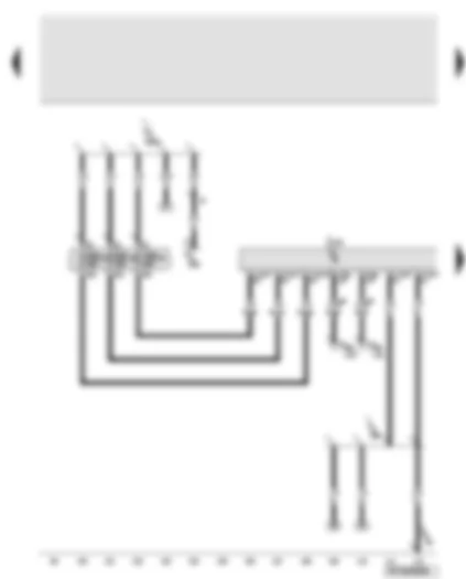 Wiring Diagram  AUDI A6 2008 - Onboard power supply control unit - fuses