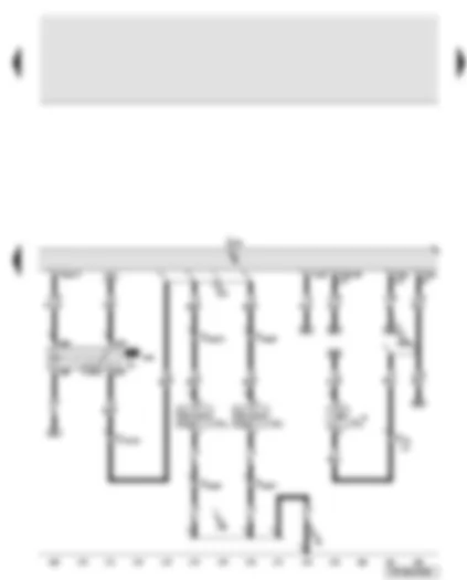 Wiring Diagram  AUDI A6 2008 - Onboard supply control unit - treble tone horn - bass tone horn - dual tone horn relay - reversing light switch