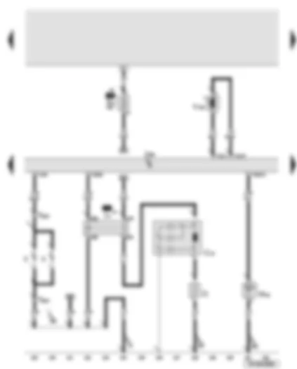 Wiring Diagram  AUDI A6 2008 - Convenience system central control unit - number plate light - heated rear window relay - high level brake light bulb - heated rear window - tank filler flap locking motor