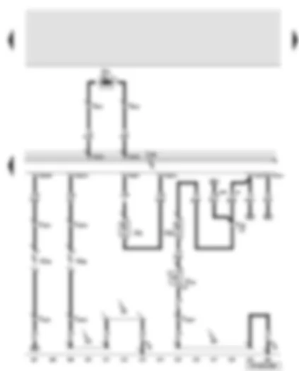 Wiring Diagram  AUDI A6 2008 - Convenience system central control unit - luggage compartment light - rear left and right footwell light - glove compartment light switch - glove compartment light - rear roller blind motor