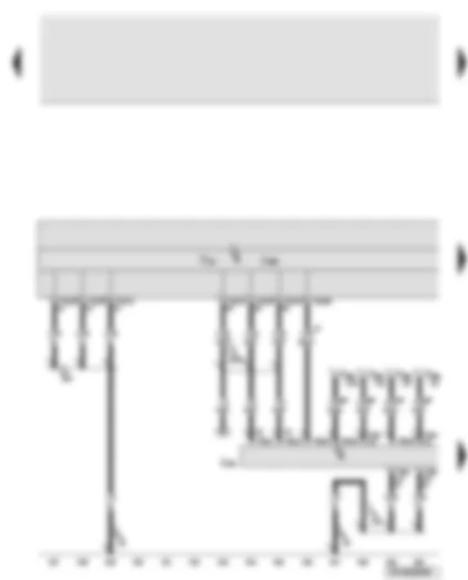 Wiring Diagram  AUDI A6 2008 - Control unit in dash panel insert - data bus diagnostic interface