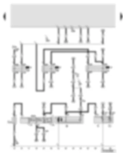 Wiring Diagram  AUDI A6 2007 - Starter - alternator - terminal 15 voltage supply relay - starter motor relay - suppression filter
