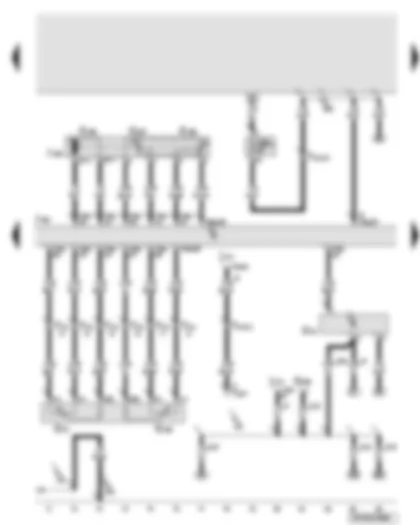 Wiring Diagram  AUDI A6 2007 - Engine control unit - accelerator position sender - air mass meter - throttle valve module
