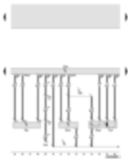 Wiring Diagram  AUDI A6 2007 - Engine control unit - charge air pressure sender - fuel pressure sender for low pressure - intake manifold flap potentiometer - intake manifold flap motor