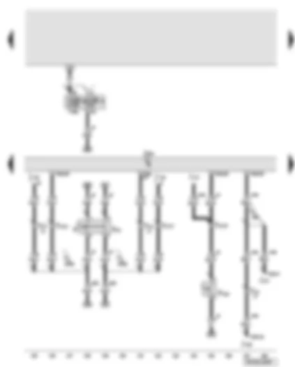 Wiring Diagram  AUDI A6 2007 - Engine control unit - brake light switch - brake pedal switch - clutch pedal switch for engine start