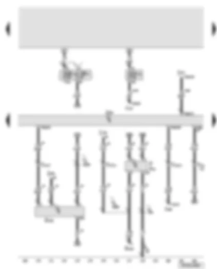 Wiring Diagram  AUDI A6 2007 - Engine control unit - clutch position sender - brake pedal switch