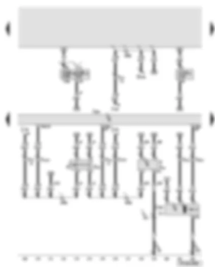 Wiring Diagram  AUDI A6 2010 - Engine control unit - brake light switch - brake pedal switch - radiator fan