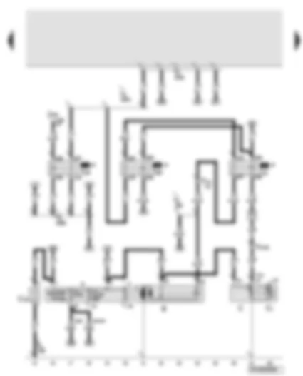 Wiring Diagram  AUDI A6 2007 - Starter - alternator - terminal 15 voltage supply relay - starter motor relay - suppression filter