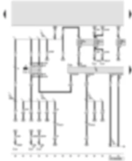 Wiring Diagram  AUDI A6 2007 - Engine control unit - Motronic current supply relay