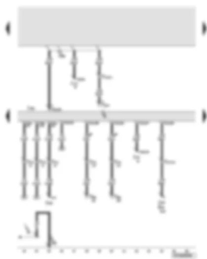 Wiring Diagram  AUDI A6 2007 - Engine control unit - CAN separating connector - earth connections