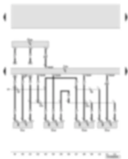 Wiring Diagram  AUDI A6 2007 - Engine control unit - Hall sender - brake servo pressure sensor