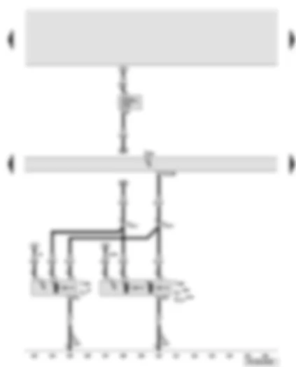 Wiring Diagram  AUDI A6 2007 - Engine control unit - radiator fan