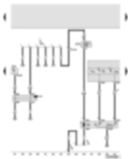 Wiring Diagram  AUDI A6 2007 - Engine control unit - control unit in dash panel insert - fuel pump relay - fuel system pressurisation pump - fuel gauge sender - fuel gauge