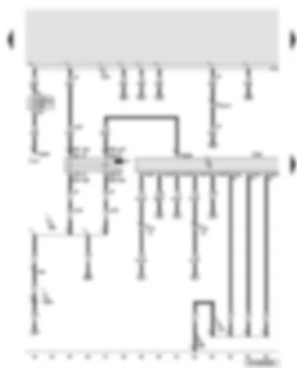 Wiring Diagram  AUDI A6 2008 - Engine control unit - terminal 30 voltage supply relay