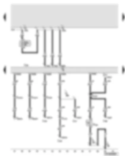 Wiring Diagram  AUDI A6 2008 - Engine control unit - clutch pedal switch for engine start