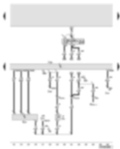 Wiring Diagram  AUDI A6 2008 - Engine control unit - air mass meter - reversing light switch