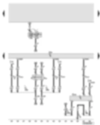 Wiring Diagram  AUDI A6 2008 - Engine control unit - brake light switch - brake pedal switch - cutch position sender