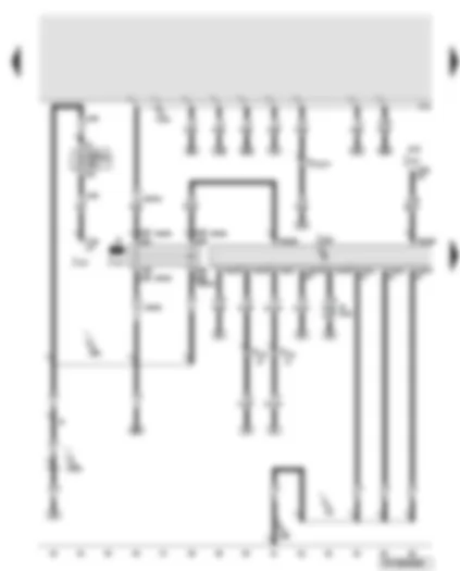 Wiring Diagram  AUDI A6 2008 - Engine control unit - terminal 30 voltage supply relay