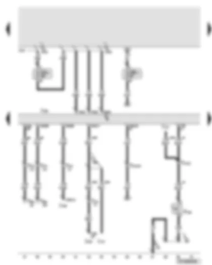 Wiring Diagram  AUDI A6 2008 - Engine control unit - fuses - clutch pedal switch for engine start