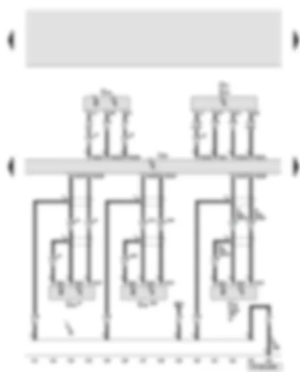 Wiring Diagram  AUDI A6 2008 - Engine control unit - engine speed sender - charge air pressure sender - Hall sender - intake air temperature sender
