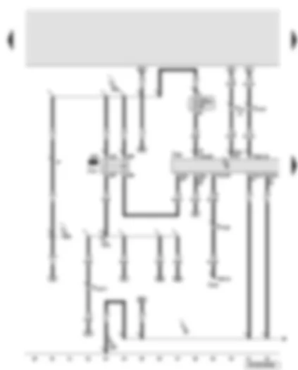 Wiring Diagram  AUDI A6 2007 - Engine control unit - Motronic current supply relay