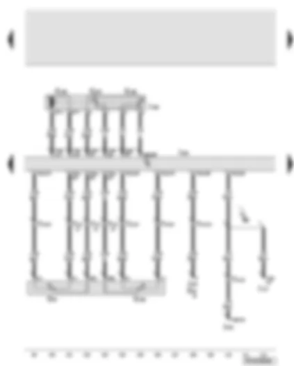 Wiring Diagram  AUDI A6 2007 - Engine control unit - accelerator position sender - throttle valve module