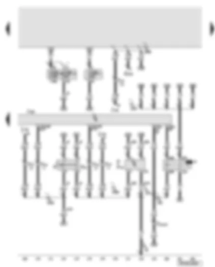 Wiring Diagram  AUDI A6 2007 - Engine control unit - brake light switchbrake light switch - fuel pump relay