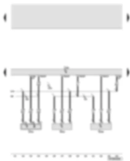 Wiring Diagram  AUDI A6 2007 - Engine control unit - brake servo pressure sensor - fuel pressure sender for low pressure - Hall sender