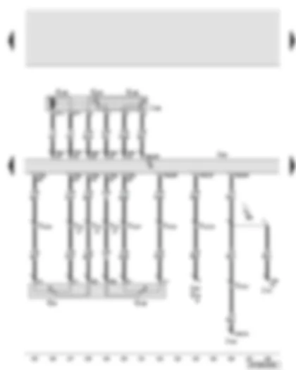 Wiring Diagram  AUDI A6 2007 - Engine control unit - throttle valve module - accelerator position sender