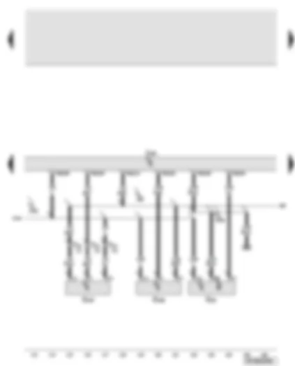 Wiring Diagram  AUDI A6 2008 - Engine control unit - engine speed sender - fuel pressure sender - intake manifold flap potentiometer
