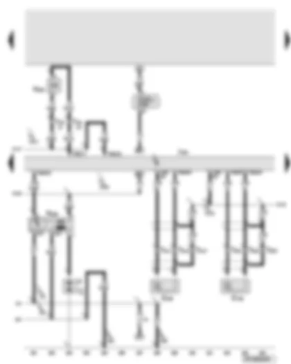 Wiring Diagram  AUDI A6 2008 - Engine control unit 2 - injector - cylinder 10 - ignition coil 10 with output stage - knock sensors