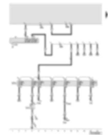 Wiring Diagram  AUDI A6 2008 - Voltage supply - fuses