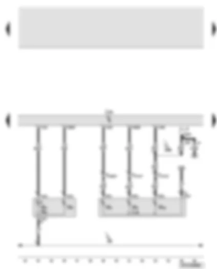 Wiring Diagram  AUDI A6 2007 - Convenience system central control unit - left tail light Lowline