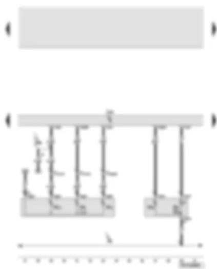 Wiring Diagram  AUDI A6 2007 - Convenience system central control unit - right tail light Lowline