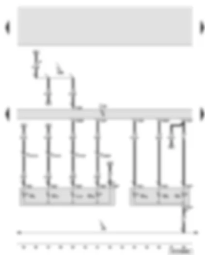 Wiring Diagram  AUDI A6 2008 - Convenience system central control unit - right tail light Highline