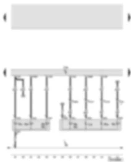 Wiring Diagram  AUDI A6 2007 - Convenience system central control unit - left tail light USA