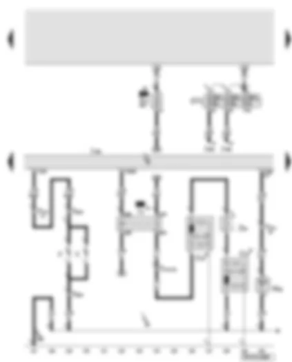 Wiring Diagram  AUDI A6 2008 - Convenience system central control unit - heated rear window relay - high level brake light bulb - number plate light