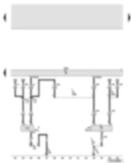 Wiring Diagram  AUDI A6 2008 - Convenience system central control unit - alarm horn - interior monitoring sensor