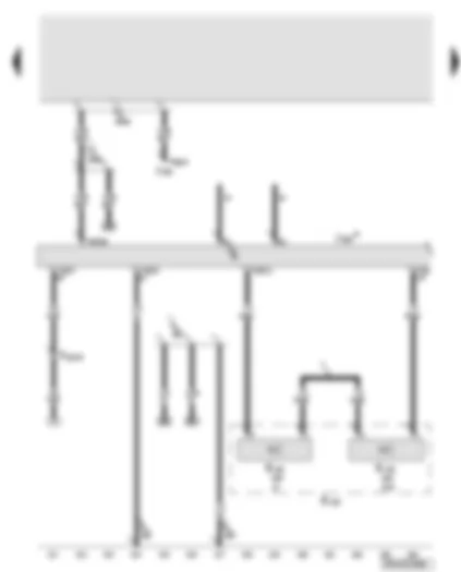 Wiring Diagram  AUDI A6 2007 - Digital sound package control unit - rear left and right D-pillar mid-range loudspeaker