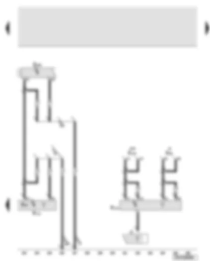 Wiring Diagram  AUDI A6 2007 - Aerial amplifier 2 - aerial amplifier 4 - central locking and anti-theft alarm system aerial