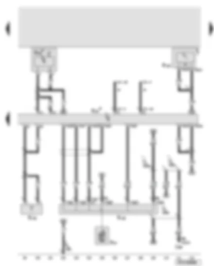 Wiring Diagram  AUDI A6 2007 - Telephone transmitter and receiver unit - aerial for Bluetooth - telephone handset - radio - telephone and navigation system aerial